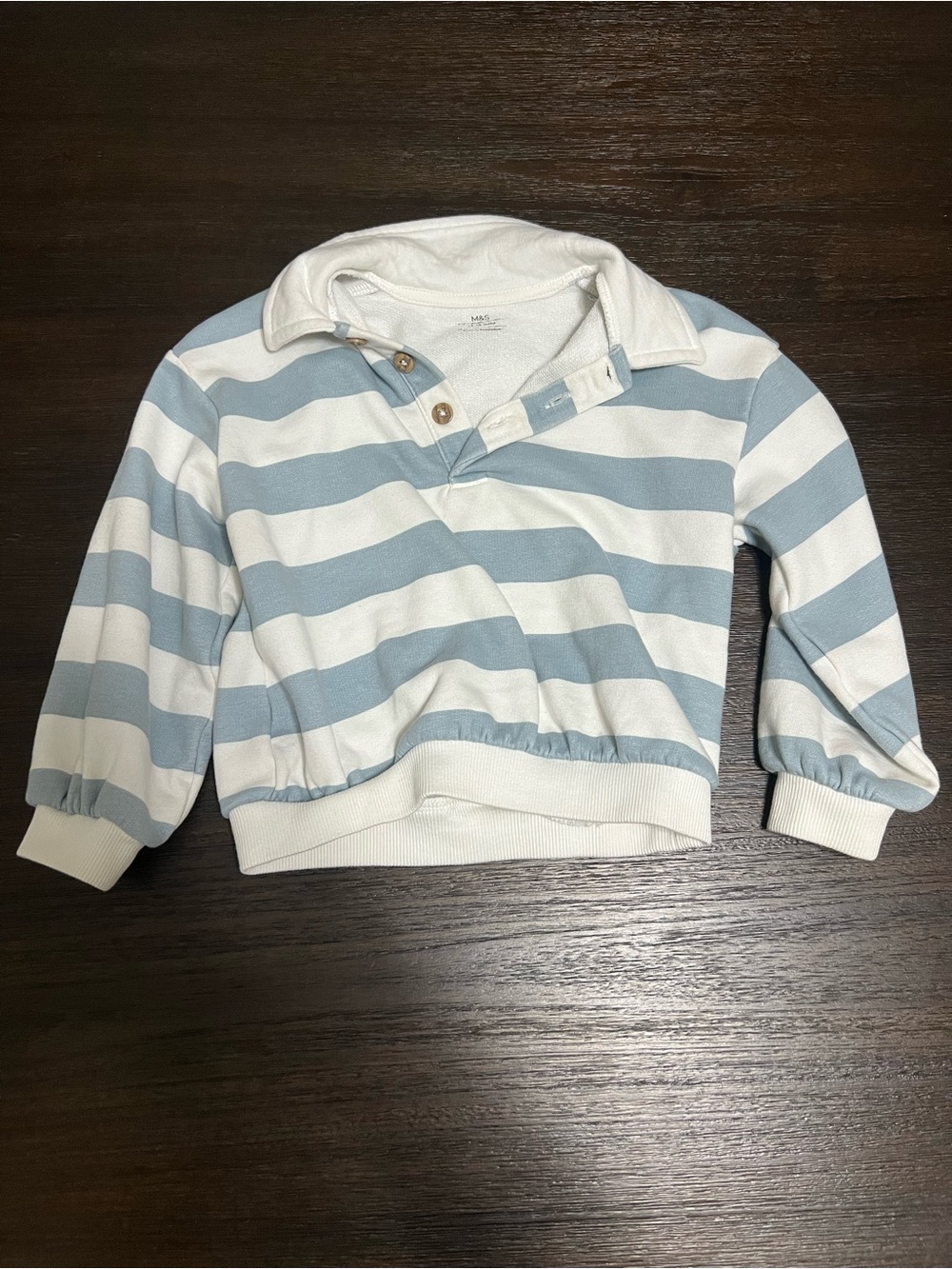 12-18m Striped Polo Sweatshirt